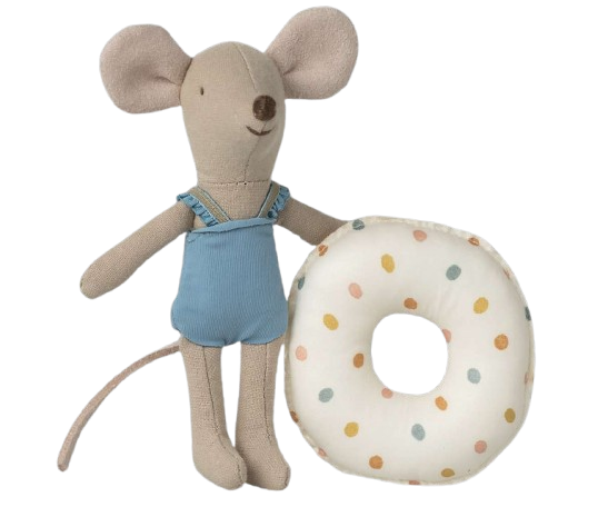 Strandmaus mit Schwimmring